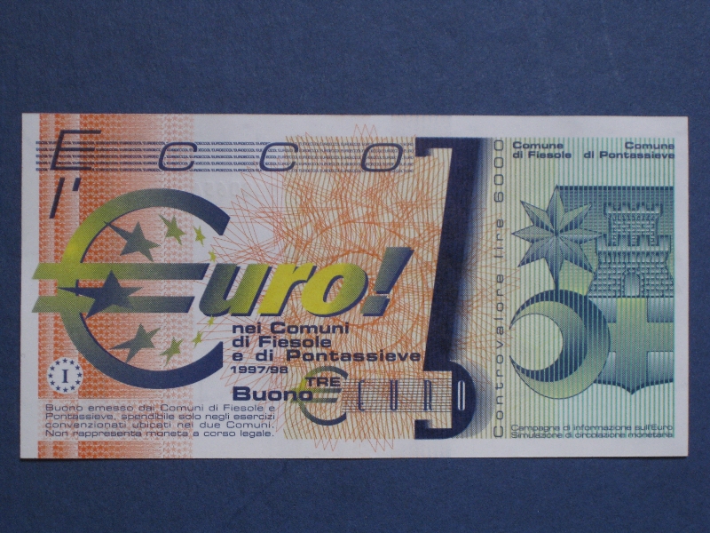 Mis achter grafiek Ecco l'Euro!' - a monetary experience in Tuscany | My House of European  History